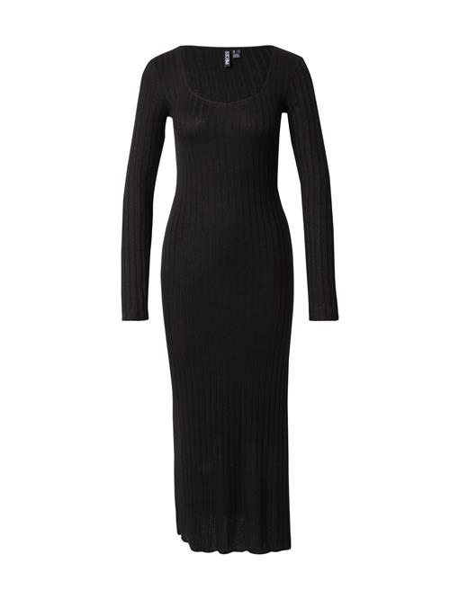 PIECES Strikkjole 'PCIRIS'  sort