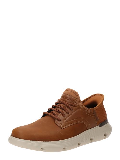 SKECHERS Sneaker low 'GARZA - GERVIN'  cognac