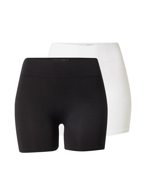 ONLY Leggings 'Vicky'  sort / hvid