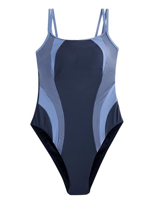 Next Badedragt 'Active Scoop'  natblå / safir / opal