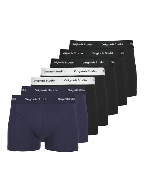 JACK & JONES Boksershorts  natblå / sort