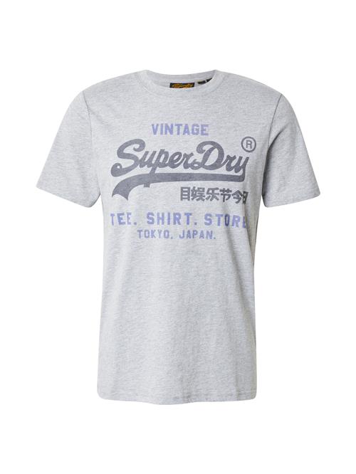 Superdry & Co Bluser & t-shirts 'Heritage'  blå / grå / antracit