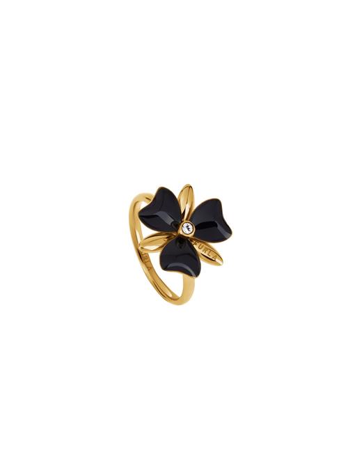 Furla Jewellery Ring 'Flora'  guld / sort
