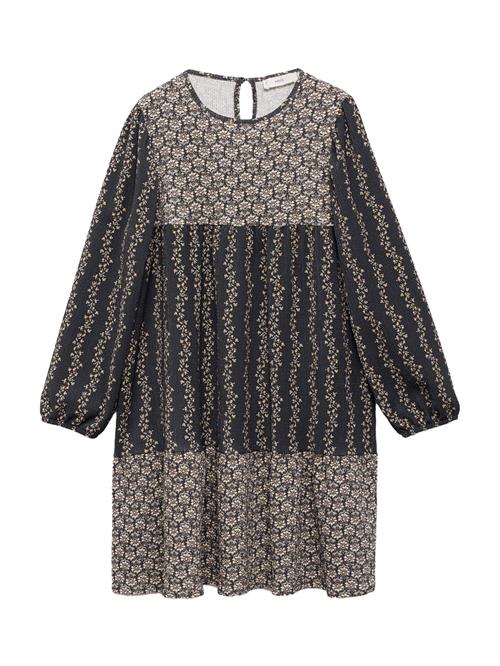 MANGO KIDS Kjole 'Boheme'  creme / lysebrun / antracit