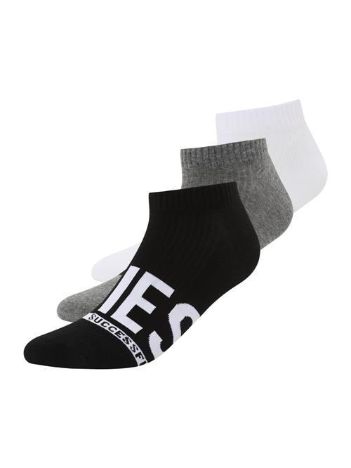 DIESEL Sokker 'SKM-GOST'  mørkegrå / sort / hvid