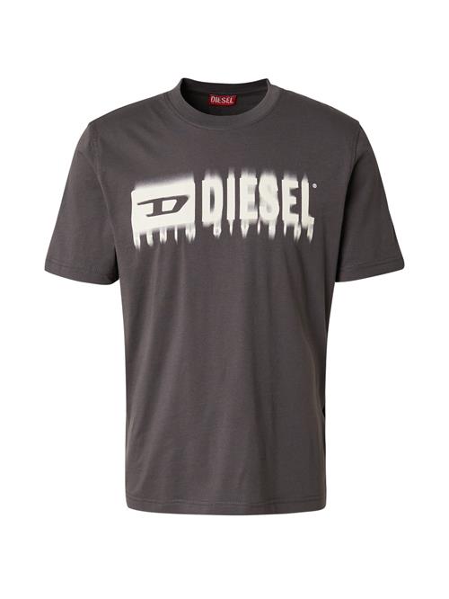 DIESEL Bluser & t-shirts 'T-ADJUST-Q7'  antracit / hvid