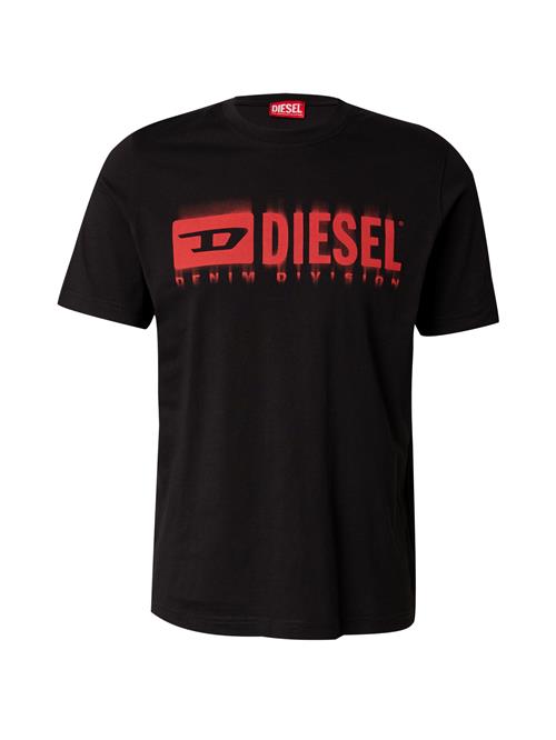 DIESEL Bluser & t-shirts 'T-ADJUST-Q7'  knaldrød / sort