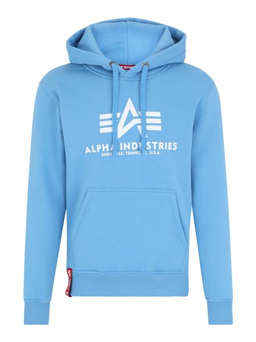 ALPHA INDUSTRIES Sweatshirt  lyseblå / rød / hvid