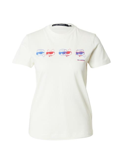 Karl Lagerfeld Shirts 'IKON'  creme / blå / rød