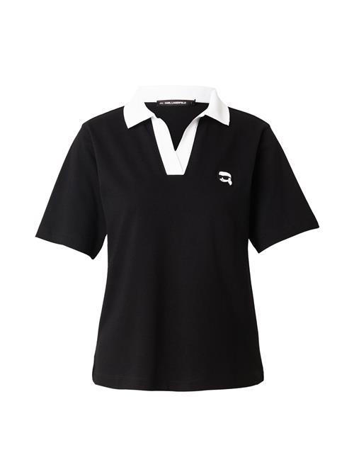 Karl Lagerfeld Shirts 'IKON'  sort / hvid