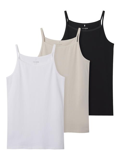 TWO SOON Overdel  nude / sort / hvid