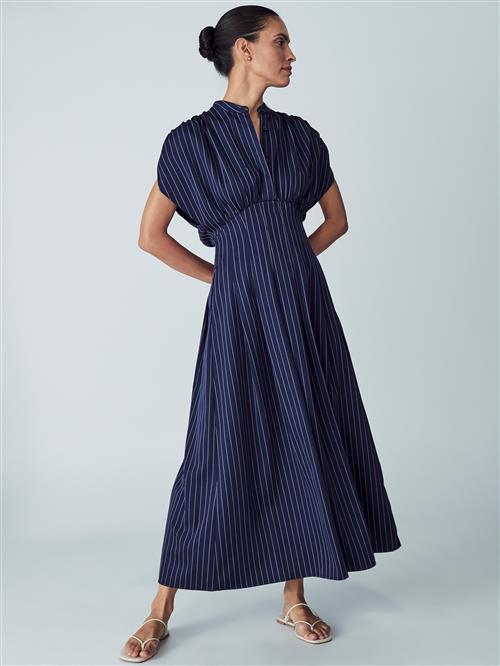 Willa Kjole 'Otis'  navy / hvid