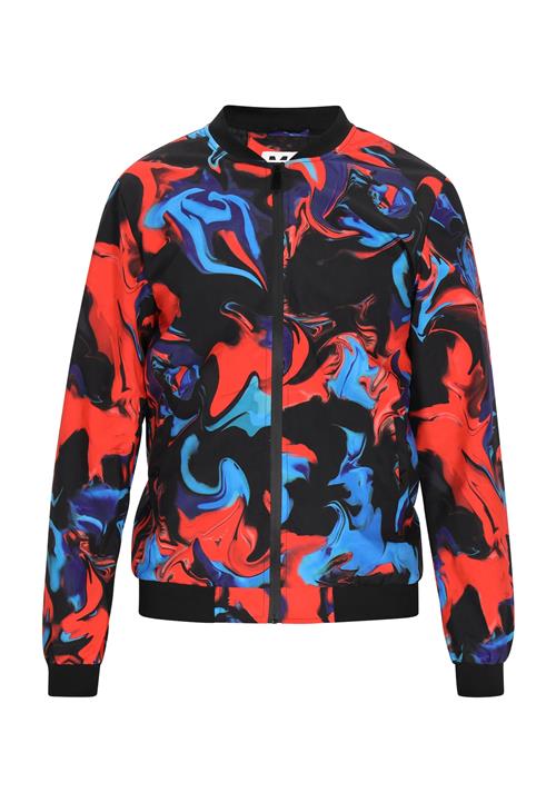 Mo ATHLSR Overgangsjakke  lyseblå / mørkelilla / rød / sort