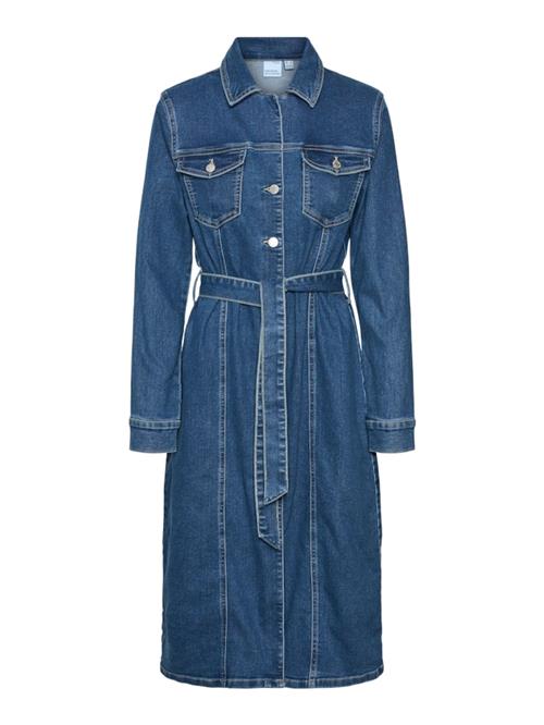 VERO MODA Blusekjole 'Telly'  blue denim