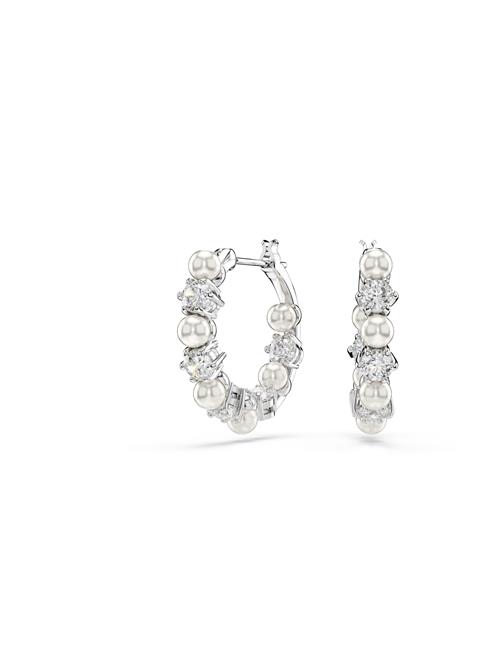 Swarovski Øreringe 'Matrix'  sølv / transparent