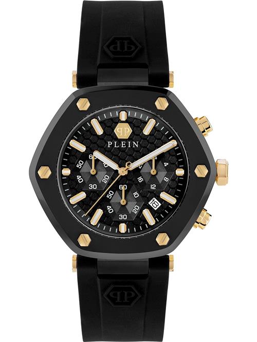 Philipp Plein Analogt ur  guld / sort