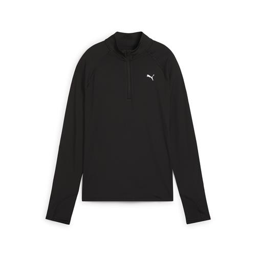 PUMA Funktionsbluse 'Run Velocity Cloudspun'  sort / hvid