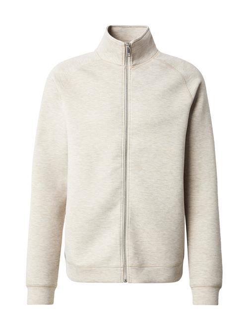 Casual Friday Sweatjakke 'Sigurd'  beige-meleret