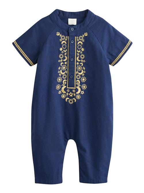 Next Sparkedragt/Body  navy / gul