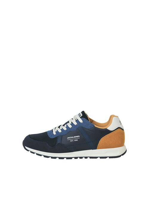 JACK & JONES Sneaker low 'JFWHARROW'  camel / navy / safir / hvid