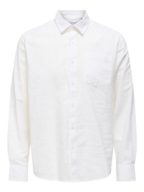 Only & Sons Skjorte 'ONSAiden'  hvid