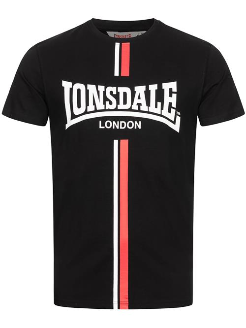 LONSDALE Bluser & t-shirts 'Altandhu'  grenadine / sort / hvid