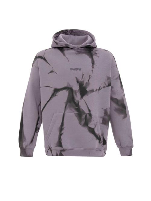 Dandalo Sweatshirt 'Jameson'  mørkegrå / lysviolet / sort