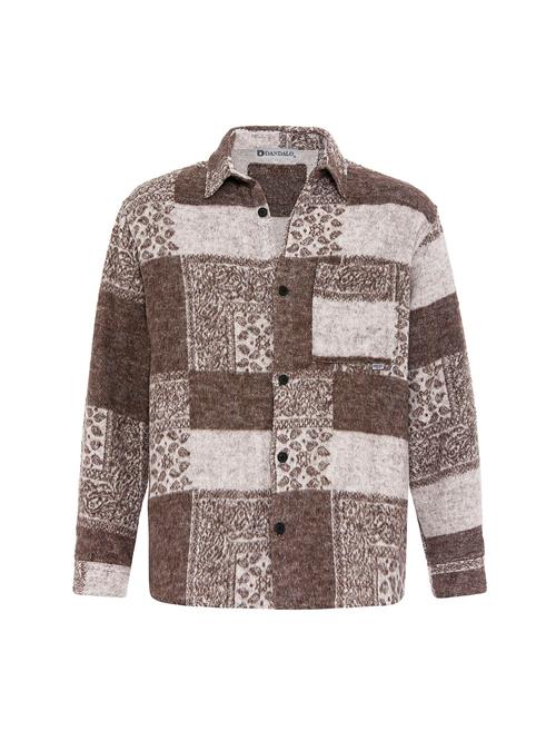 Dandalo Skjorte  brun / hvid