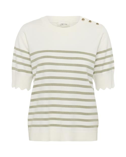 Cream Pullover 'CRVillea'  oliven / hvid