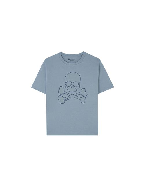 Scalpers Shirts 'Magic Skull'  blå / dueblå