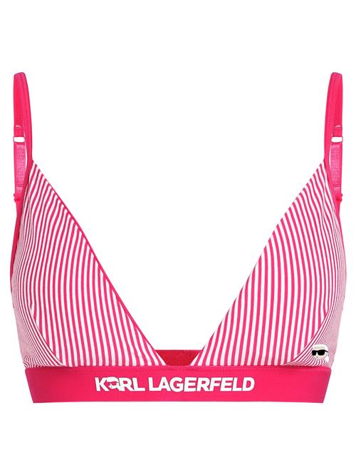 Karl Lagerfeld BH 'Ikon'  pink / hvid