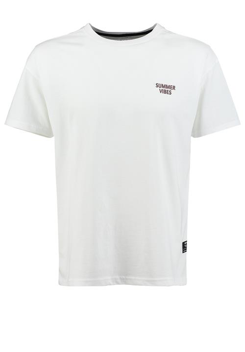 Key Largo Bluser & t-shirts 'Verona'  gran / mørkeorange / hvid