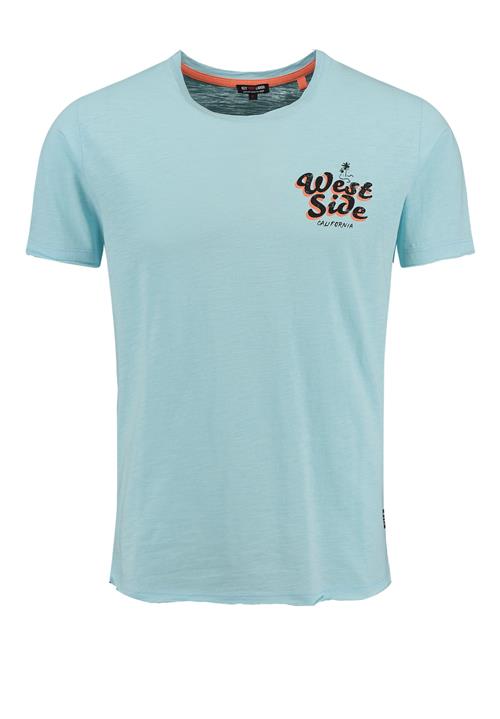 Key Largo Bluser & t-shirts 'West Side'  dueblå / orangerød / sort / hvid