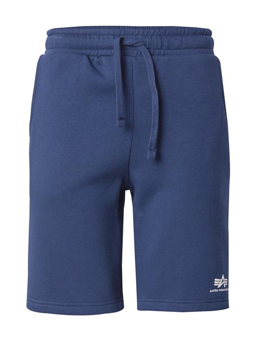 ALPHA INDUSTRIES Bukser  navy / hvid