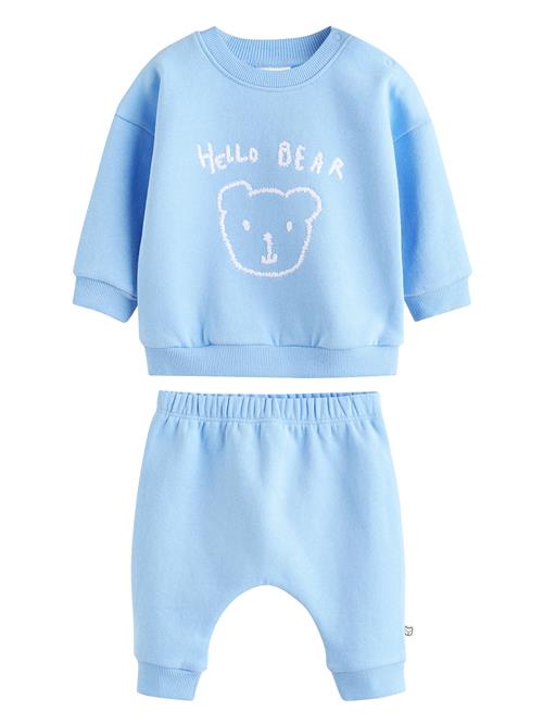 Next Joggingdragt  lyseblå / hvid