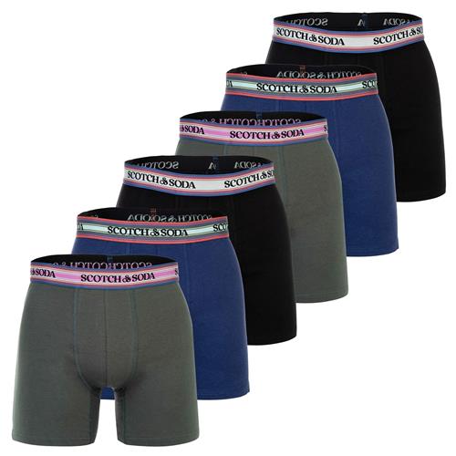 SCOTCH & SODA Boksershorts  blå / grå / sort / offwhite