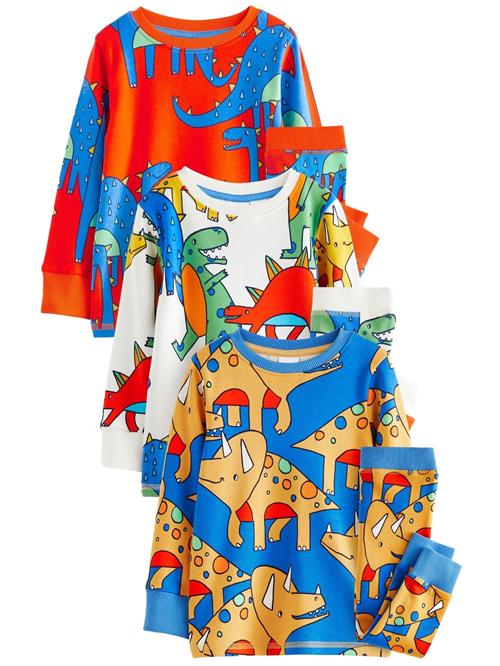 Next Nattøj  blå / grøn / orangerød / offwhite