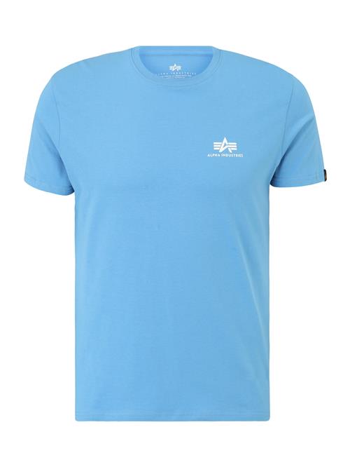 ALPHA INDUSTRIES Bluser & t-shirts  lyseblå / hvid