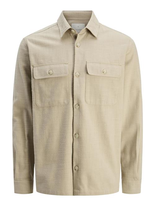 JACK & JONES Skjorte 'JPRCCRAYMOND'  beige