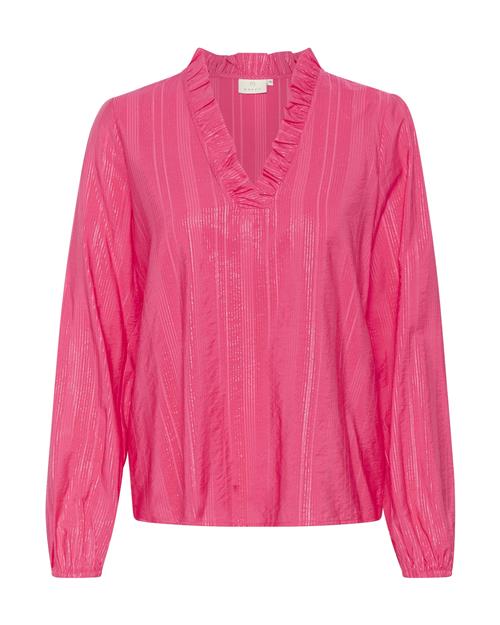 Kaffe Bluse 'Sanni'  pink / sølv