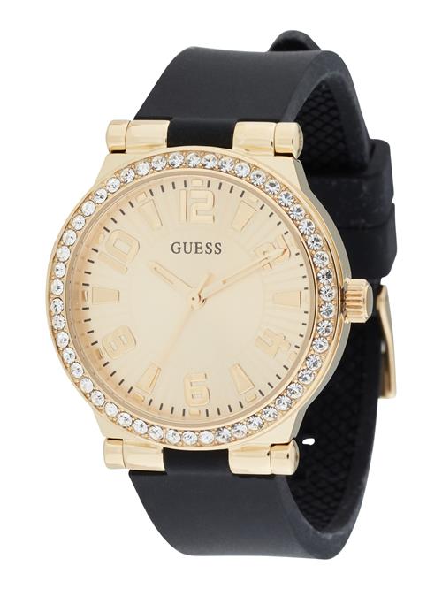 GUESS Analogt ur 'Fawn'  beige / guld / sort