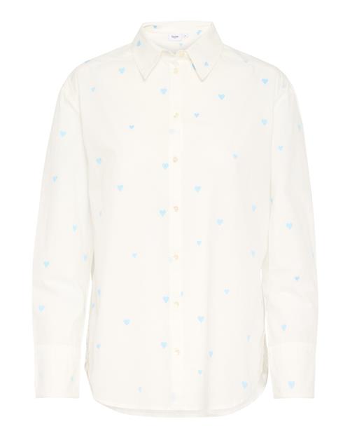 SAINT TROPEZ Bluse 'Dianne'  azur / hvid