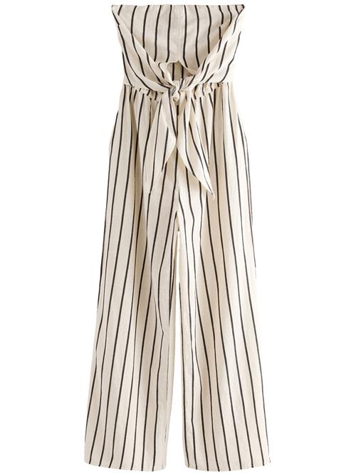 Next Jumpsuit  ecru / sort