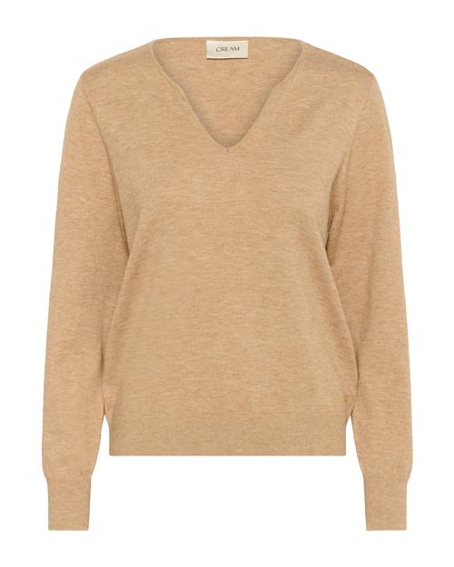 Cream Pullover 'Dela'  camel