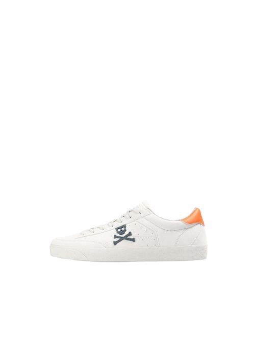Scalpers Sneaker low 'New Gala'  ecru / navy / orange