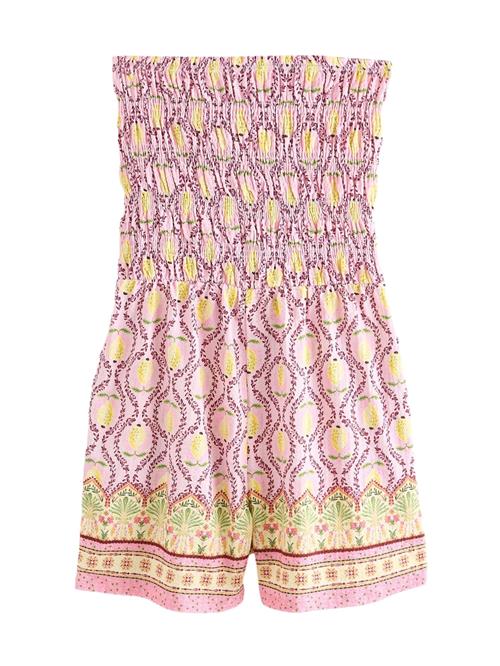 Next Jumpsuit  gul / lysegrøn / rosé / mørkerød