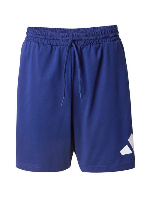 ADIDAS SPORTSWEAR Sportsbukser  mørkeblå / hvid