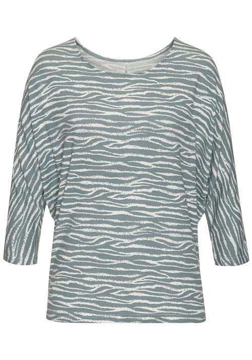 LASCANA Shirts  røgblå / lysegrå