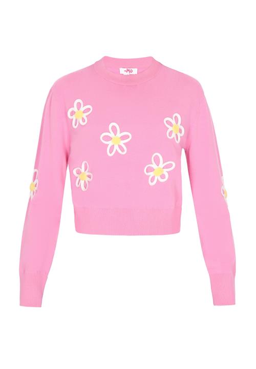 MYMO Pullover 'Back To School'  gul / lys pink / hvid