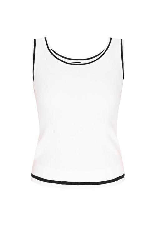 DreiMaster Klassik Sticktop  sort / offwhite